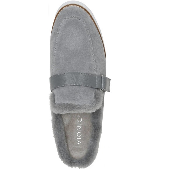 Vionic Women's Charm Kailen Faux Shearling Fuzzy Mules US 9.5 - Picture 3 of 7